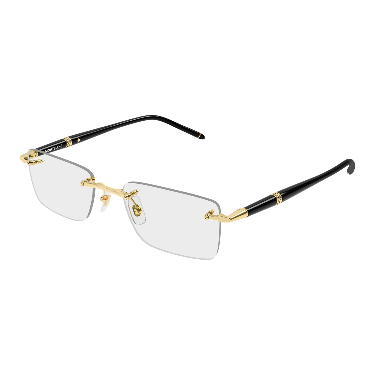 Montblanc MB0536O 001 gold gold transparent 54