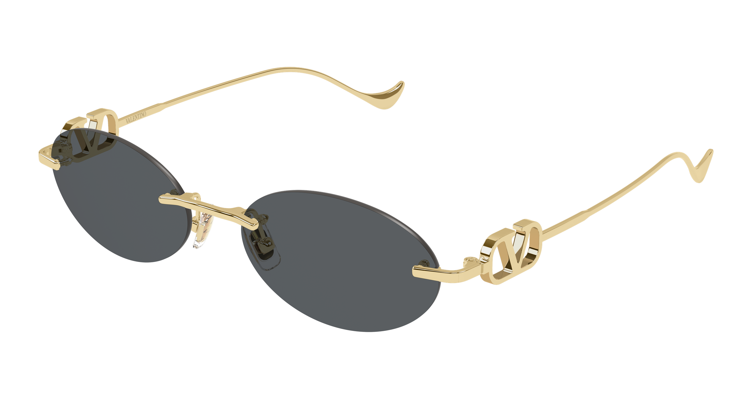 Valentino VG0032S 001 gold gold grey 53