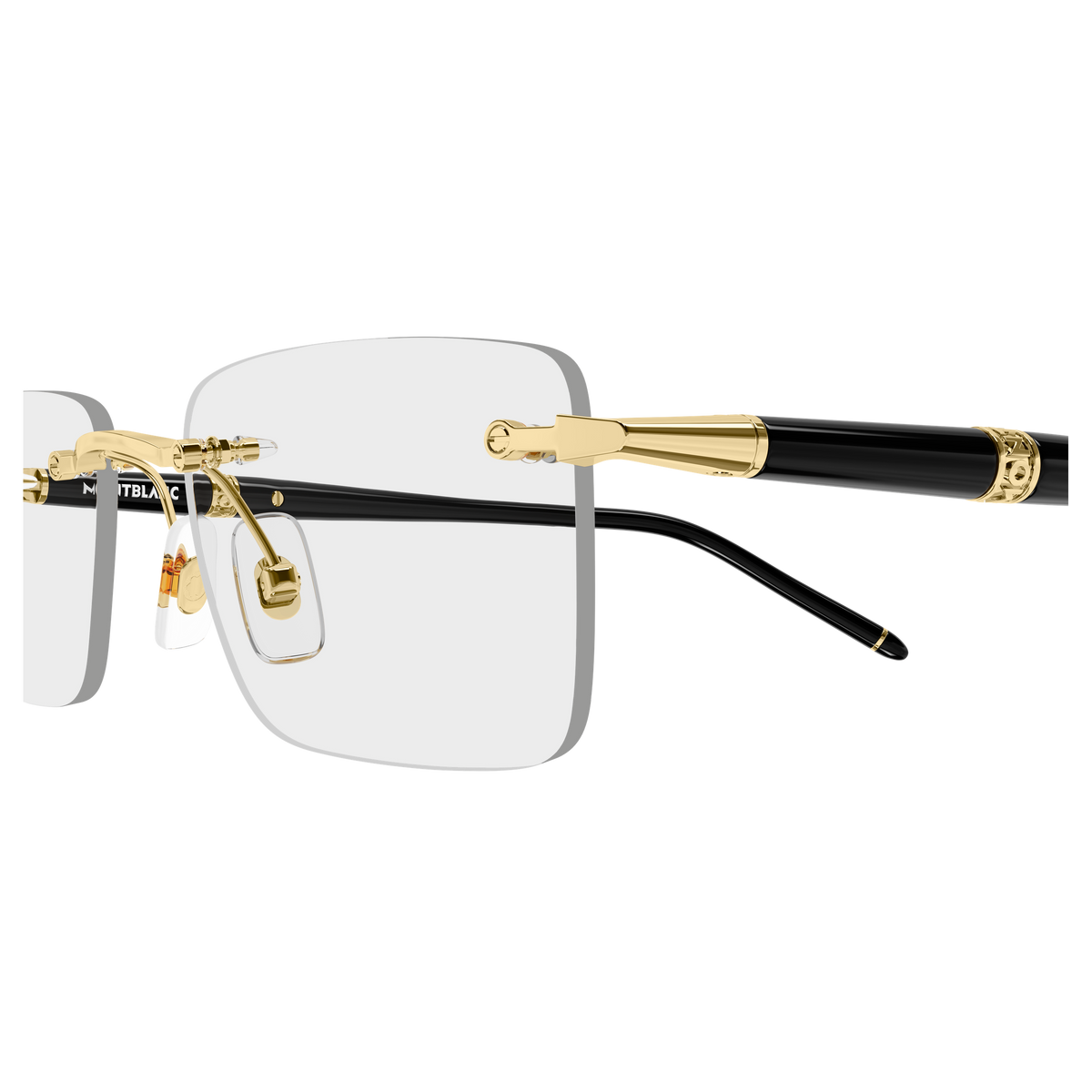 Montblanc MB0536O 001 gold gold transparent 54