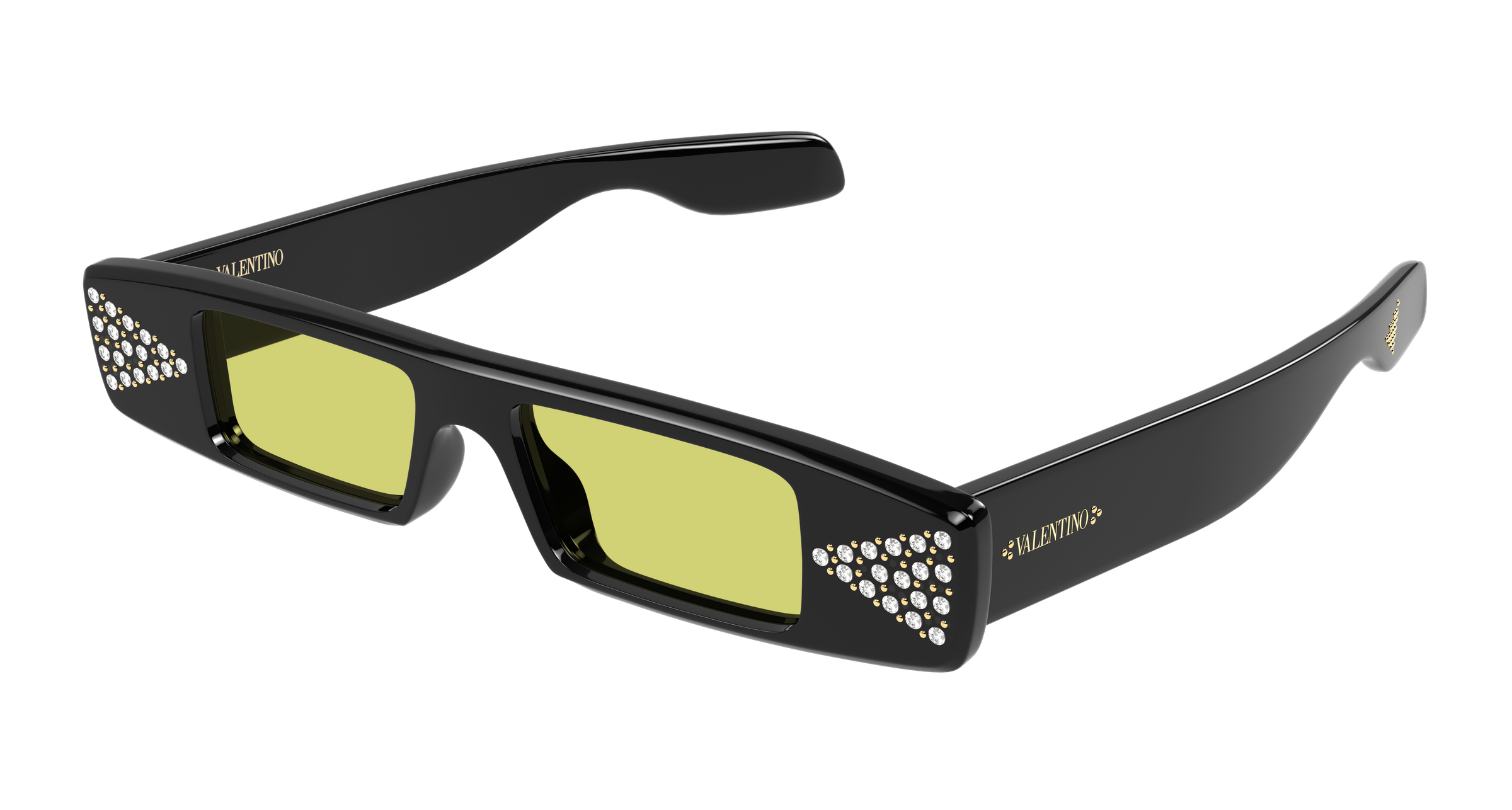 Valentino VG0043S 001 black black yellow 45