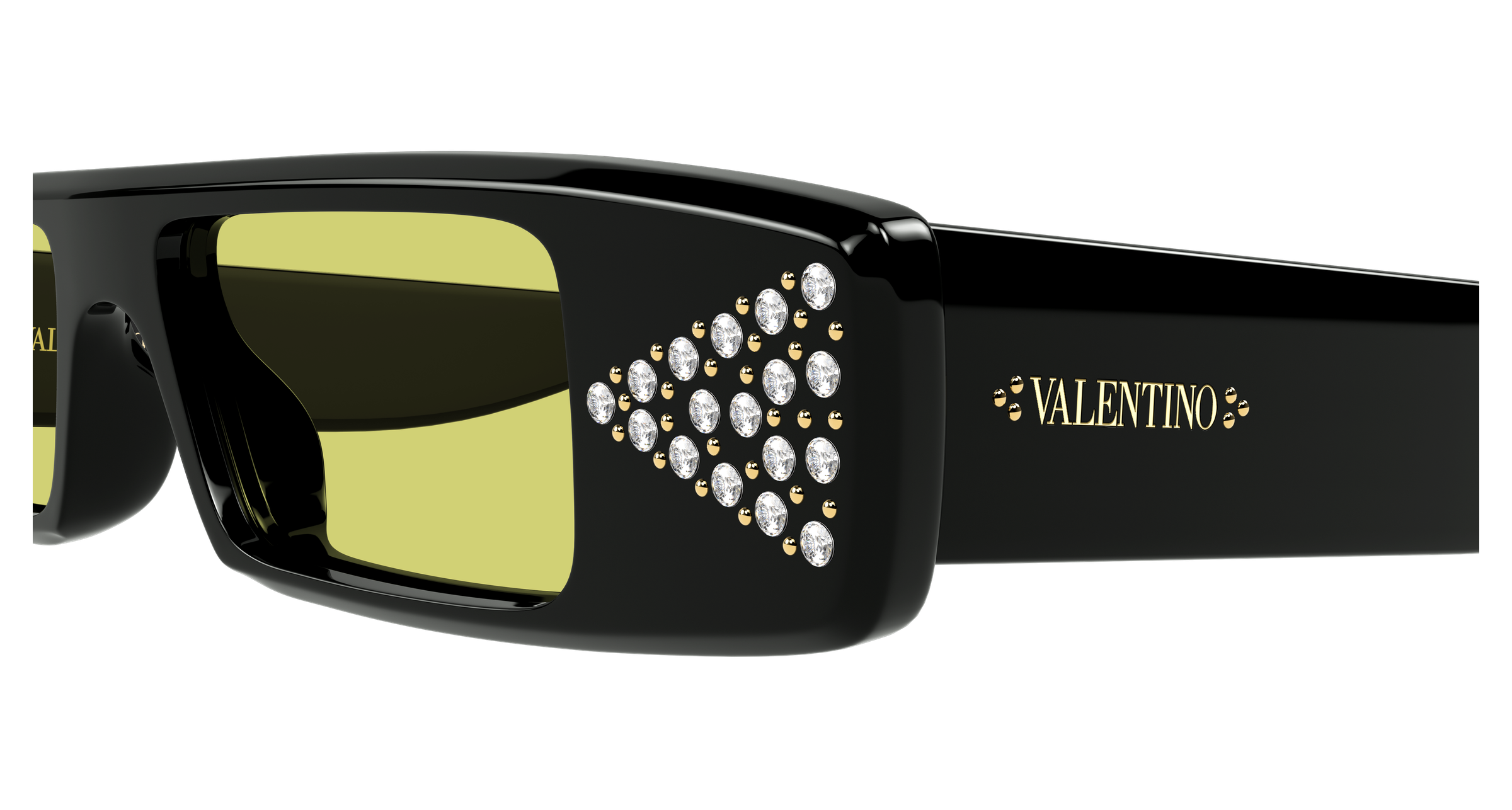 Valentino VG0043S 001 black black yellow 45